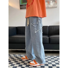 2000s-inspired wide leg streetwear jeans - Y2k Empire