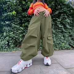 2000s vintage parachute pants - Y2k Empire