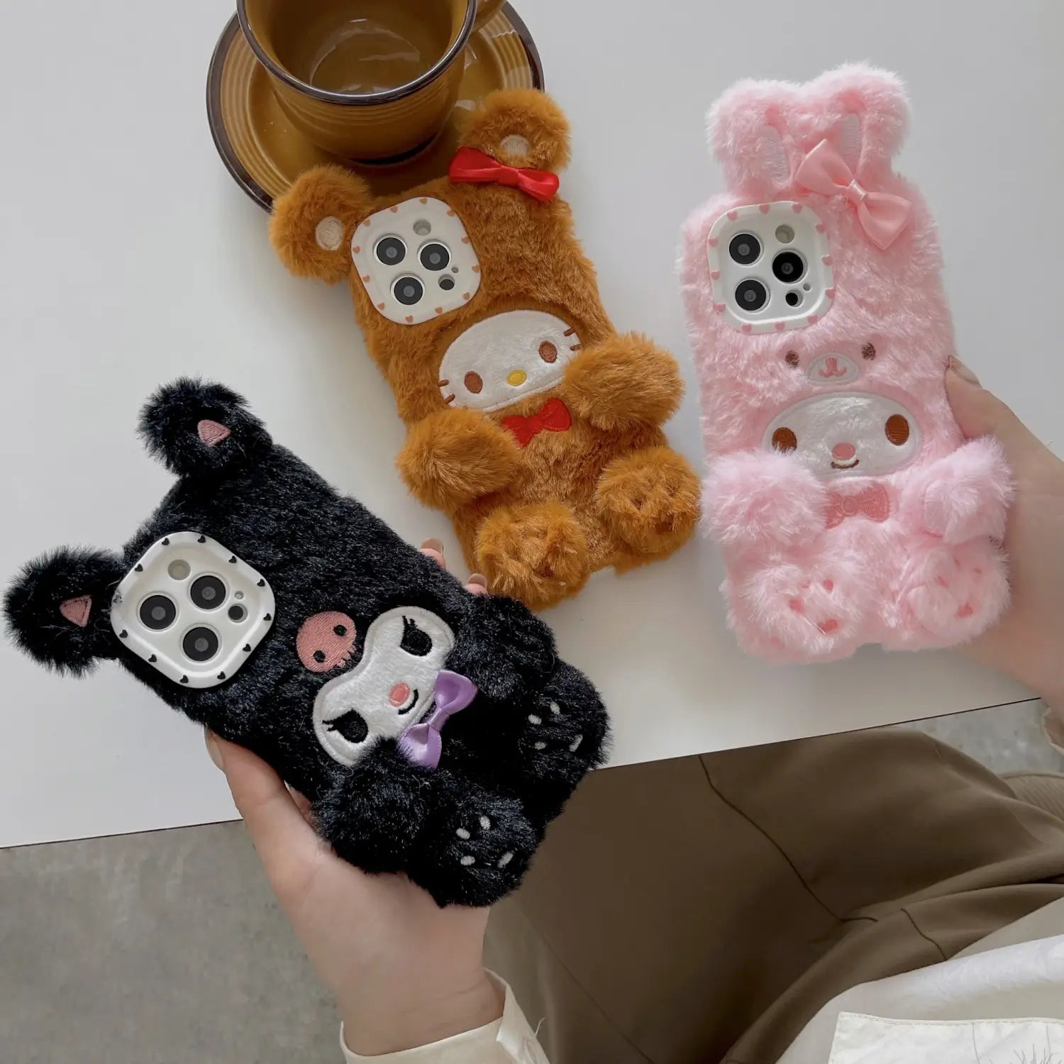 Fluffy y2k iphone case