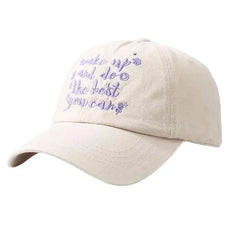 Adjustable cotton polyester blend hat - Y2k Empire