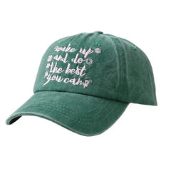 Adjustable cotton polyester blend hat - Y2k Empire