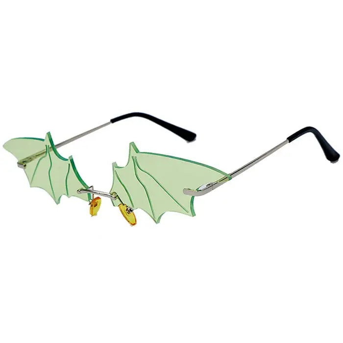 Bat wing shaped lens sunglasses - Y2k Empire