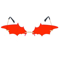 Bat wing shaped lens sunglasses - Y2k Empire