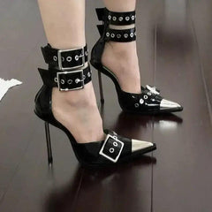 Black vintage high heels - Y2k Empire