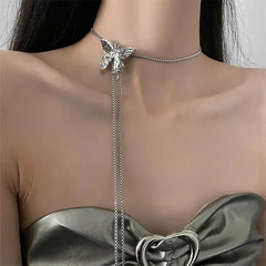 Butterfly body chain for aesthetic outfits - Y2k Empire