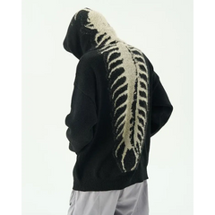 Centipede knit sweater hoodie in multiple sizes - Y2k Empire