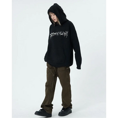 Centipede knit sweater hoodie in multiple sizes - Y2k Empire