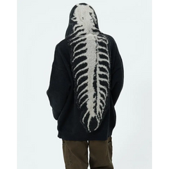 Centipede knit sweater hoodie in multiple sizes - Y2k Empire