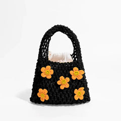 Cheerful floral crochet bag - Y2k Empire