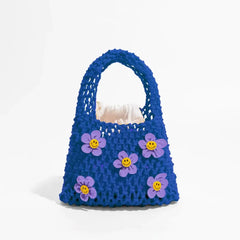 Cheerful floral crochet bag - Y2k Empire