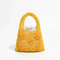 Cheerful floral crochet bag - Y2k Empire