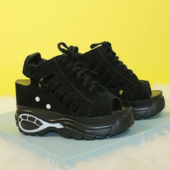 Chunky platform sandals for y2k style - Y2k Empire