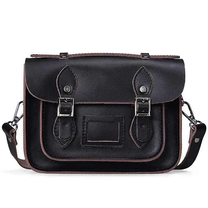 College genuine leather crossbody bag - Y2k Empire