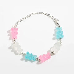 Colorful gummy bear bracelet for everyday wear - Y2k Empire