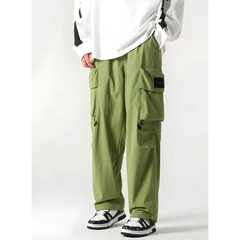 Colorful parachute cargo trousers - Y2k Empire