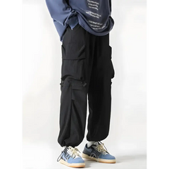 Colorful parachute cargo trousers - Y2k Empire