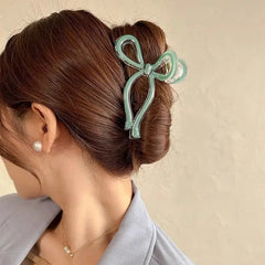 Coquette bow hair clip for stylish hairstyles - Y2k Empire