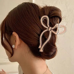 Coquette bow hair clip for stylish hairstyles - Y2k Empire