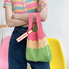 Cotton polyester shoulder bag 36x10x20cm - Y2k Empire