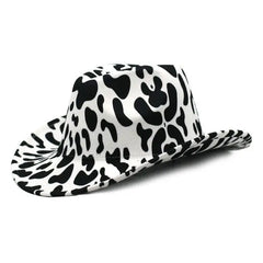 Cow print y2k aesthetic hat - Y2k Empire