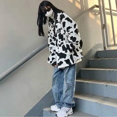 Cow print y2k jacket - Y2k Empire