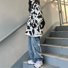 Cow print y2k jacket - Y2k Empire