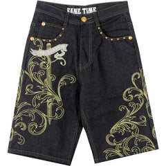 Cyber y2k hip hop shorts - Y2k Empire