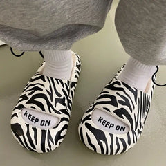 Daring animal behavior foam street slippers - Y2k Empire