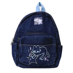 Denim shoulder bag 30 * 23 * 10 cm - Y2k Empire