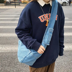 Denim shoulder bag - Y2k Empire