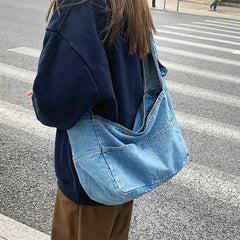 Denim shoulder bag - Y2k Empire