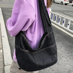 Denim shoulder bag - Y2k Empire