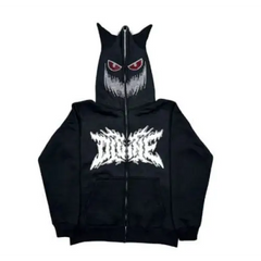 Devil horn y2k hoodie - Y2k Empire