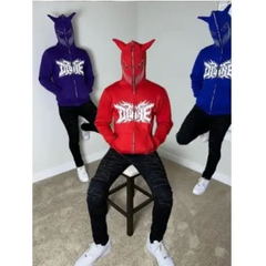 Devil horn y2k hoodie - Y2k Empire