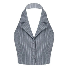 Elegant baby lies tailored vest - Y2k Empire