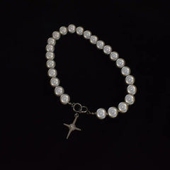 Elegant pearl choker necklace - Y2k Empire