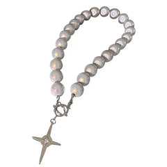 Elegant pearl choker necklace - Y2k Empire