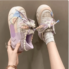 Feminine chunky y2k platform sneakers - Y2k Empire