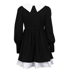 Fit and flare mini black dress - Y2k Empire