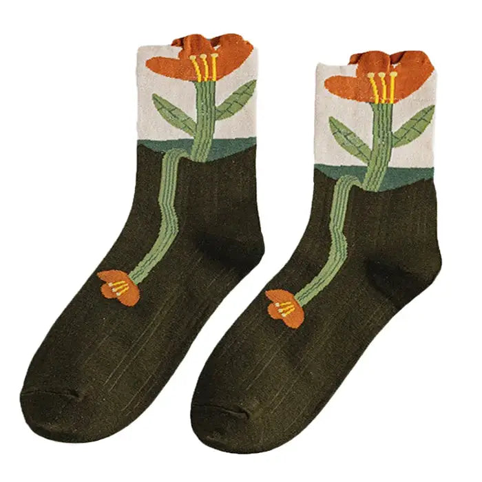 Free size cotton/polyester aesthetic socks - Y2k Empire