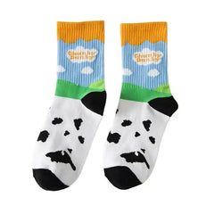 Free size cotton/polyester aesthetic socks ❤ - Y2k Empire