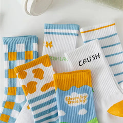 Free size cotton/polyester aesthetic socks ❤ - Y2k Empire