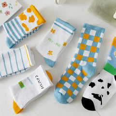 Free size cotton/polyester aesthetic socks ❤ - Y2k Empire