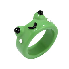 Frog couple rings set - 1.8 cm - Y2k Empire