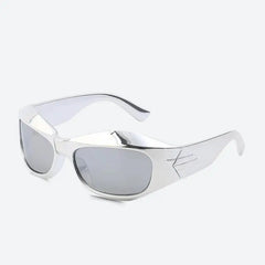 Futuristic warrior statement shades - Y2k Empire