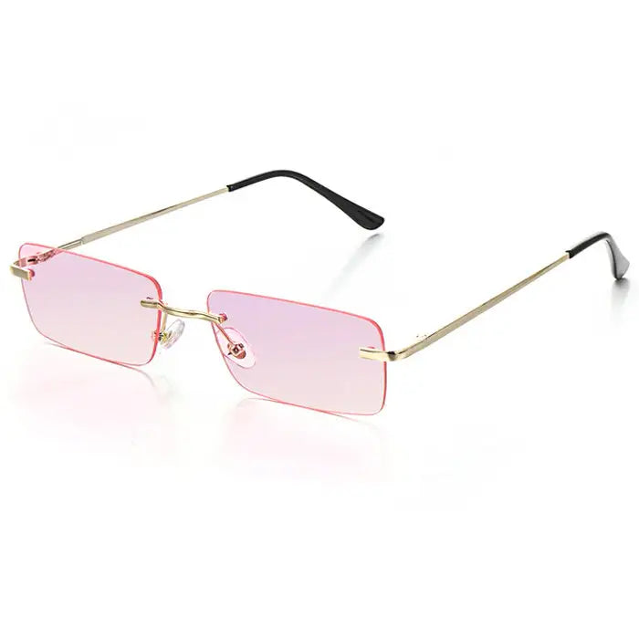 Gradient lens frameless sunglasses - Y2k Empire