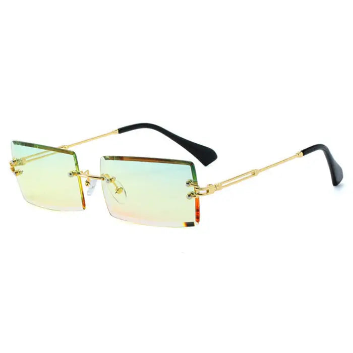 Gradient lens frameless sunglasses - Y2k Empire