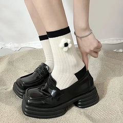 Grunge aesthetic cotton socks - Y2k Empire