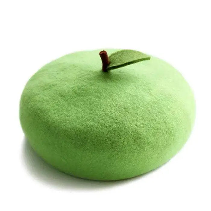 Happy apple beret for daily cheer! - Y2k Empire