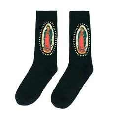 Heavenly jesus print socks - Y2k Empire